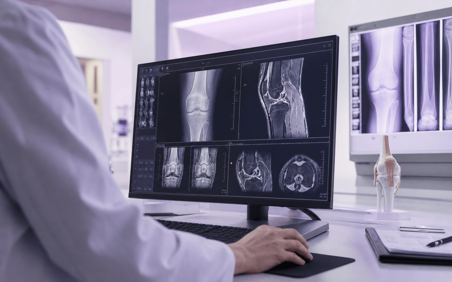 Illustrative orthopedic diagnostic imaging workstation
